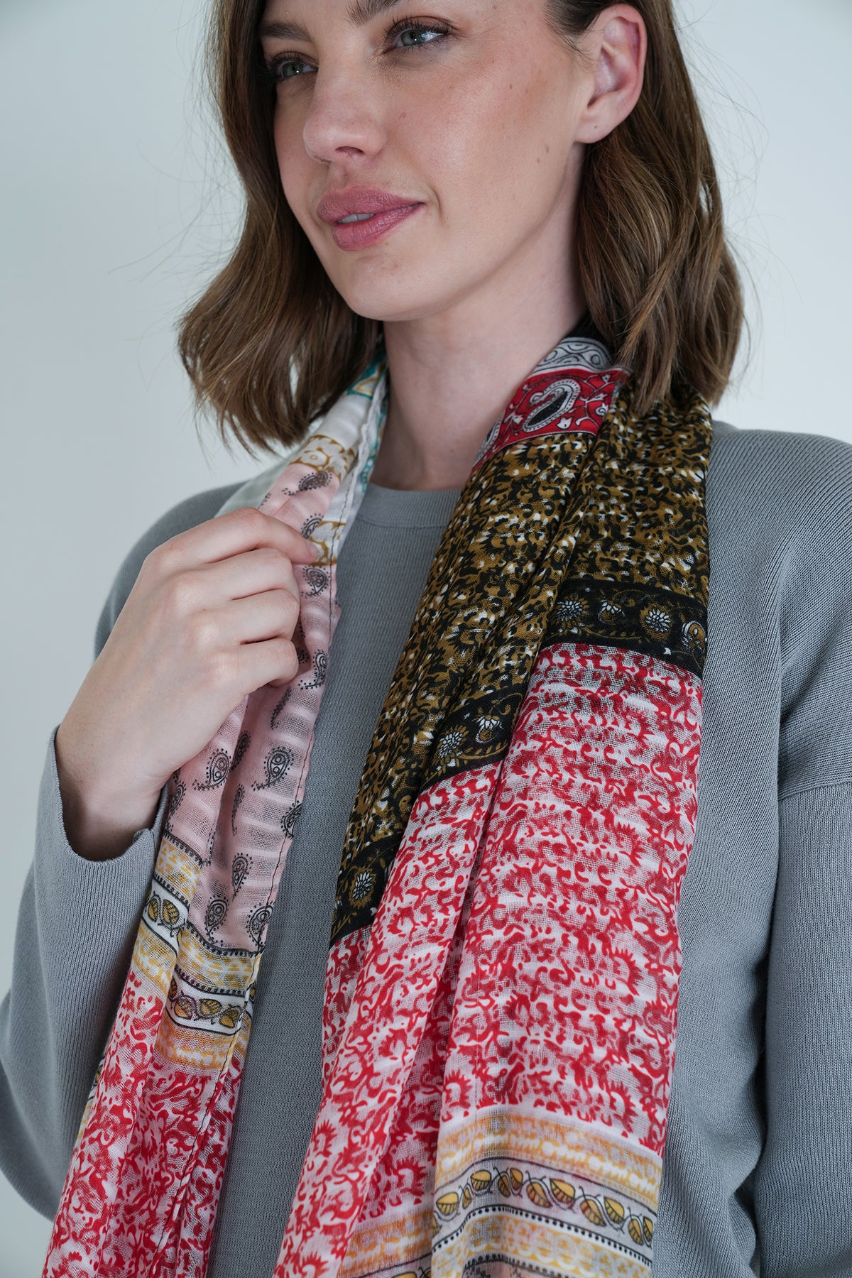 Red/Black Nicole Scarf