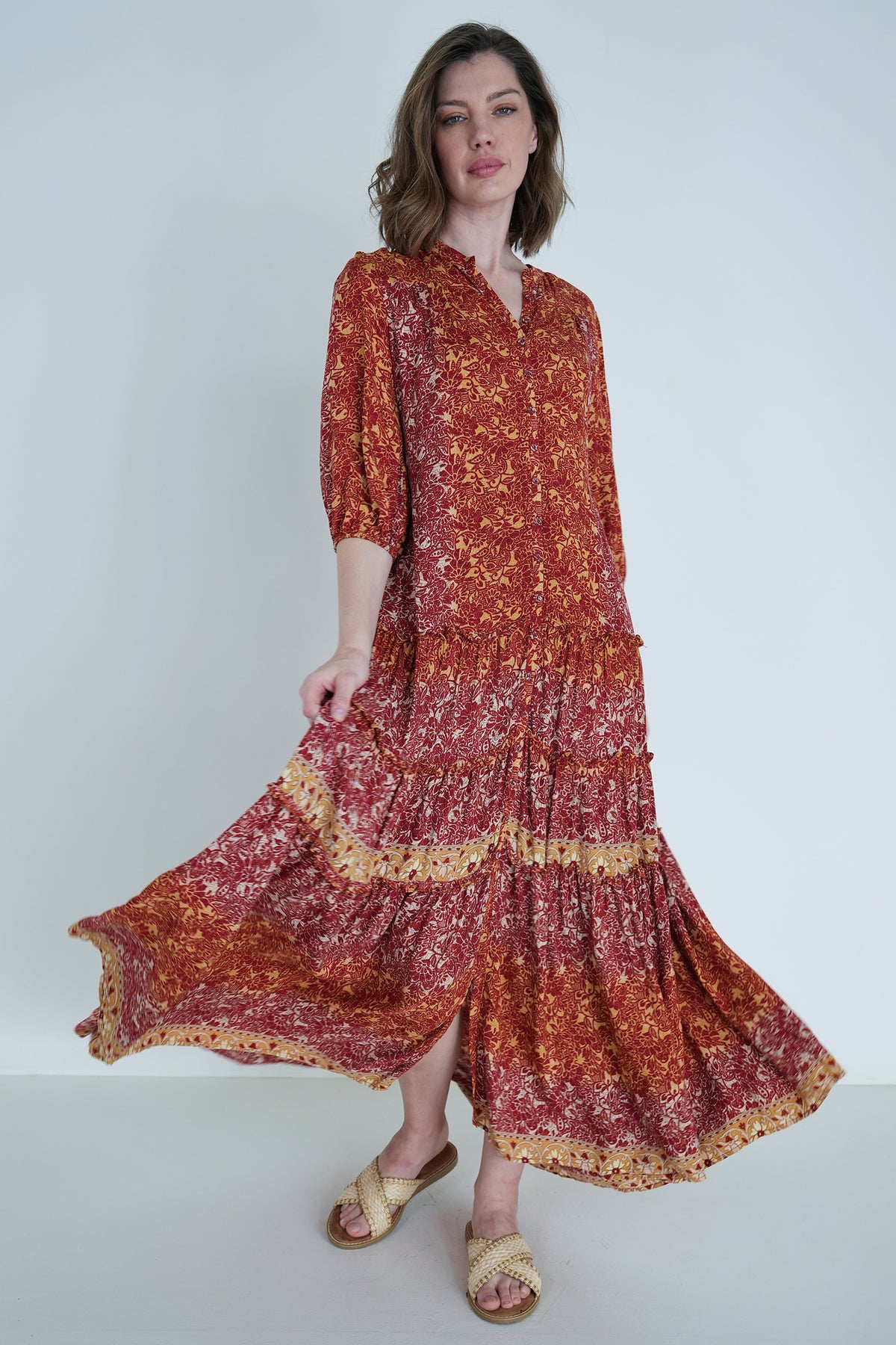Burgundy Lexi Dress