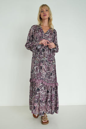 Pink and Black Andrea Dress