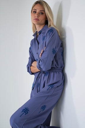 Blue Palm Shirt