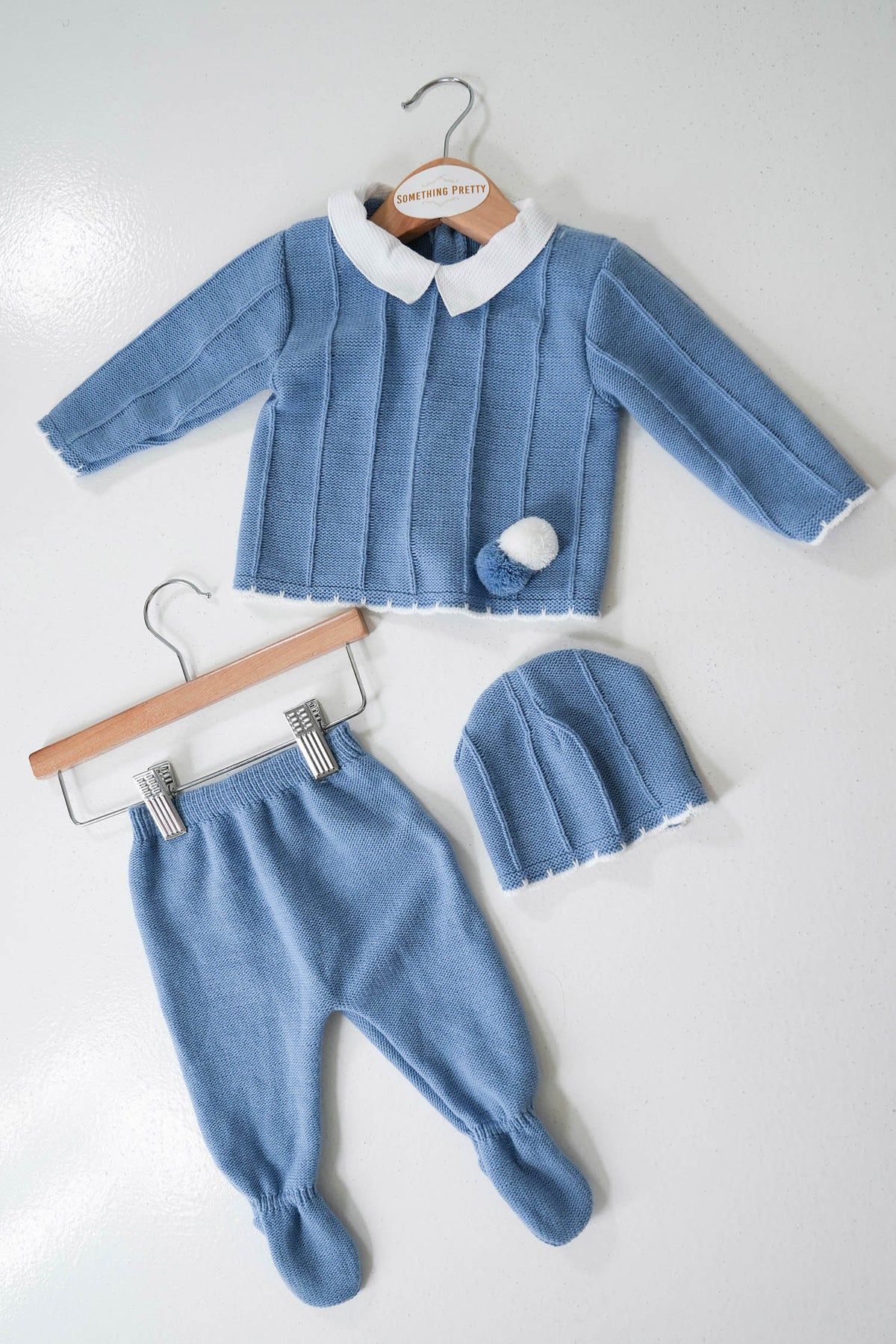 Dusty Blue Duke Knit Set