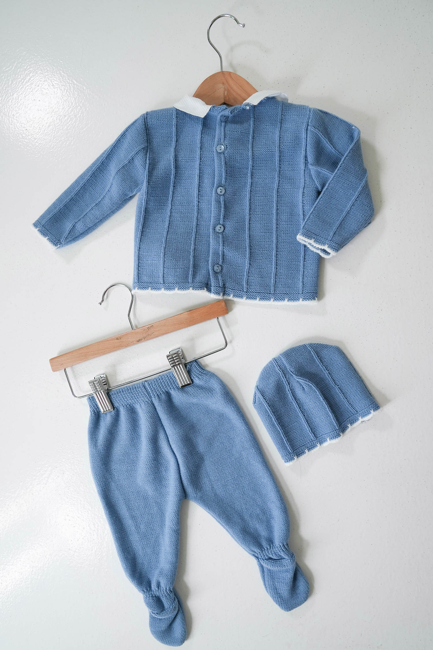 Dusty Blue Duke Knit Set