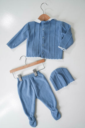 Dusty Blue Duke Knit Set