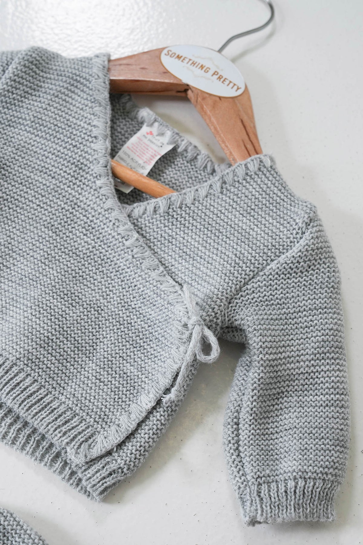 Grey Wrap Knit Set