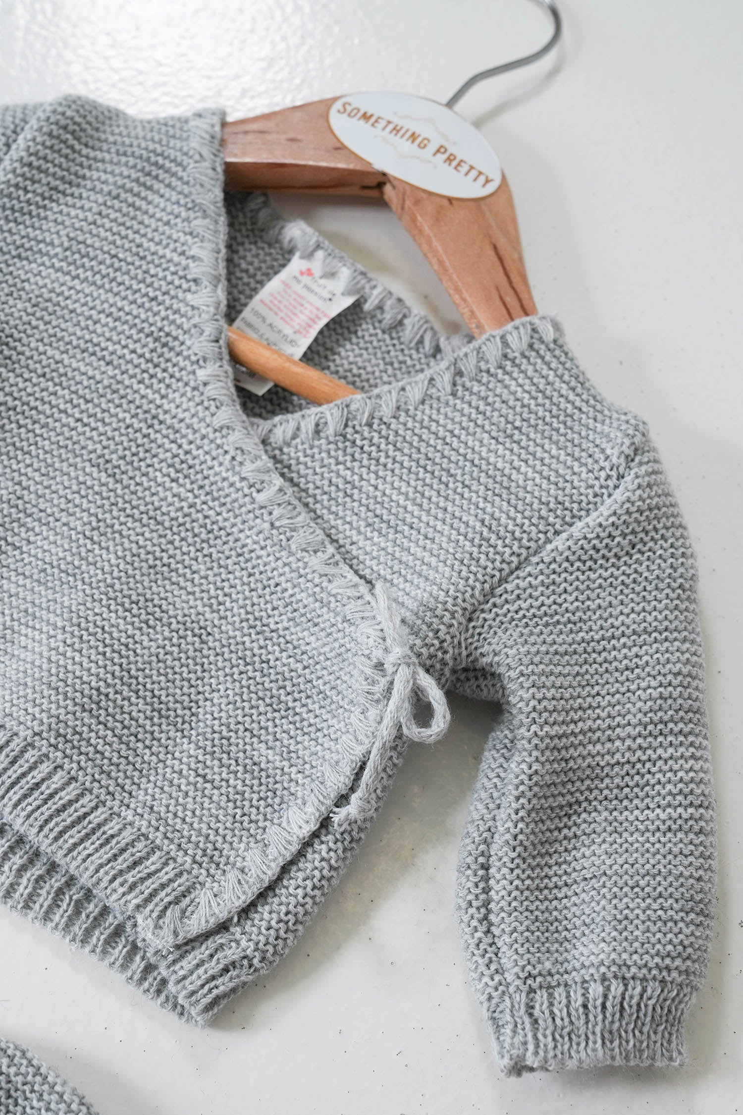 Grey Wrap Knit Set