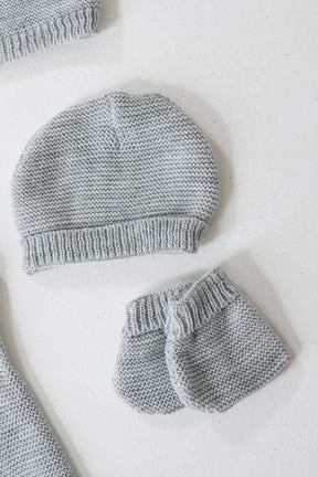 Grey Wrap Knit Set