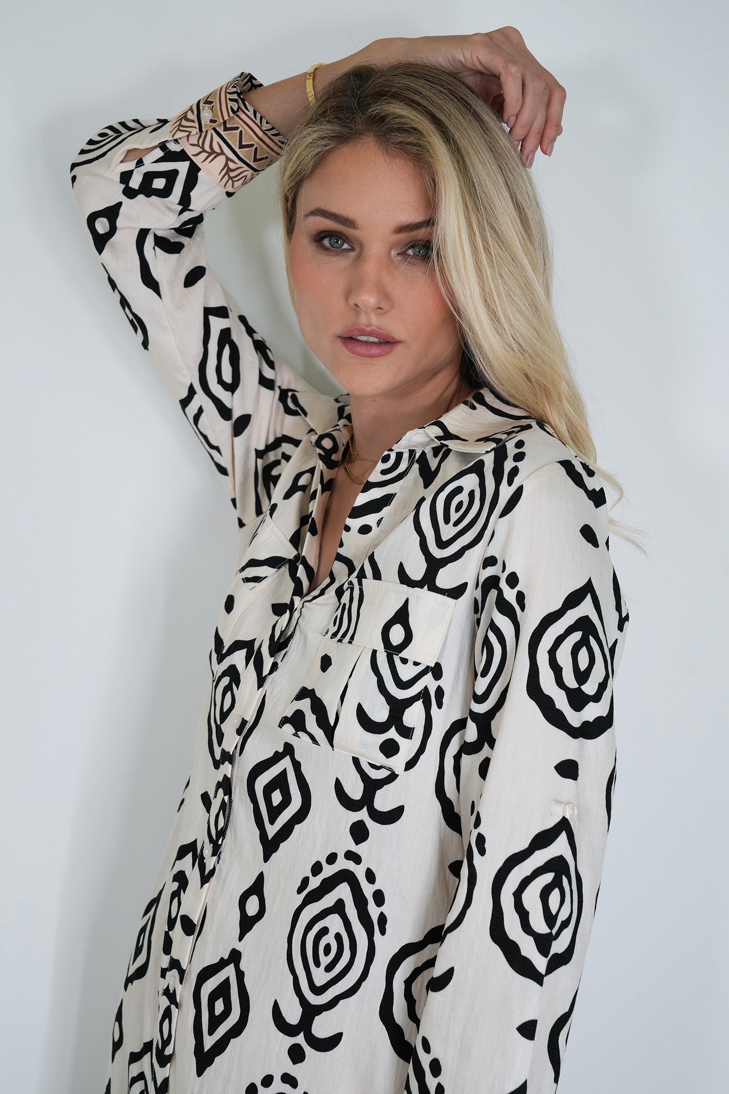 Black Hannah Shirt Dress