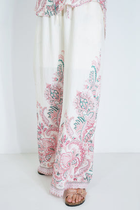 Cream and Blush Zerene Pant