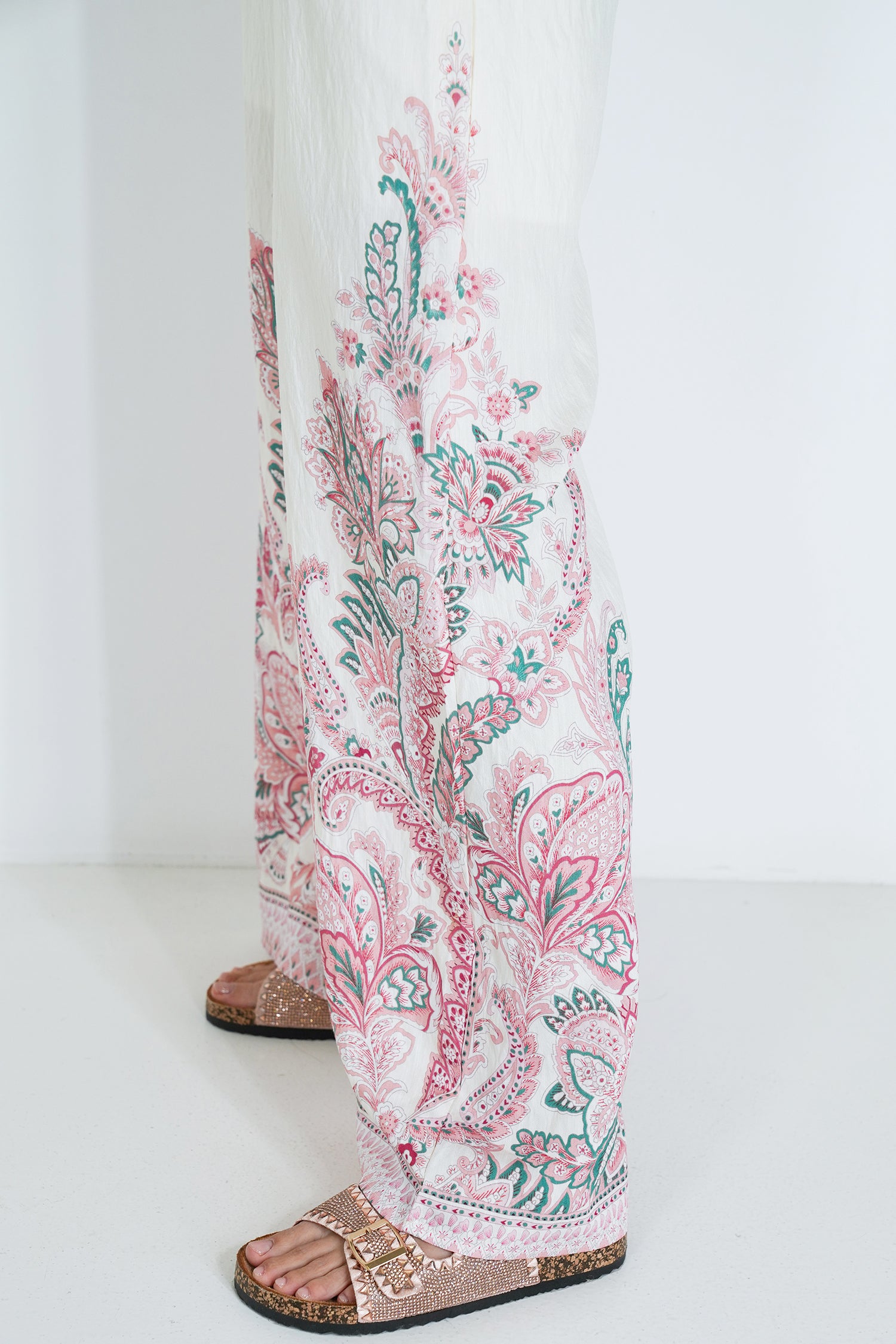 Cream and Blush Zerene Pant