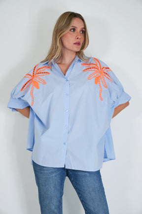 Blue Riviera Long Shirt