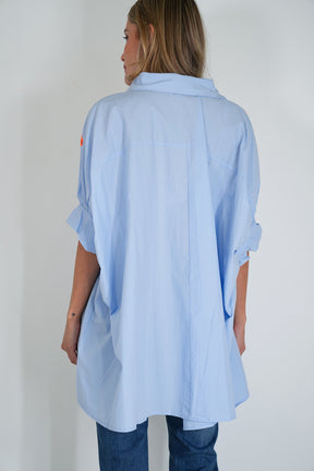 Blue Riviera Long Shirt