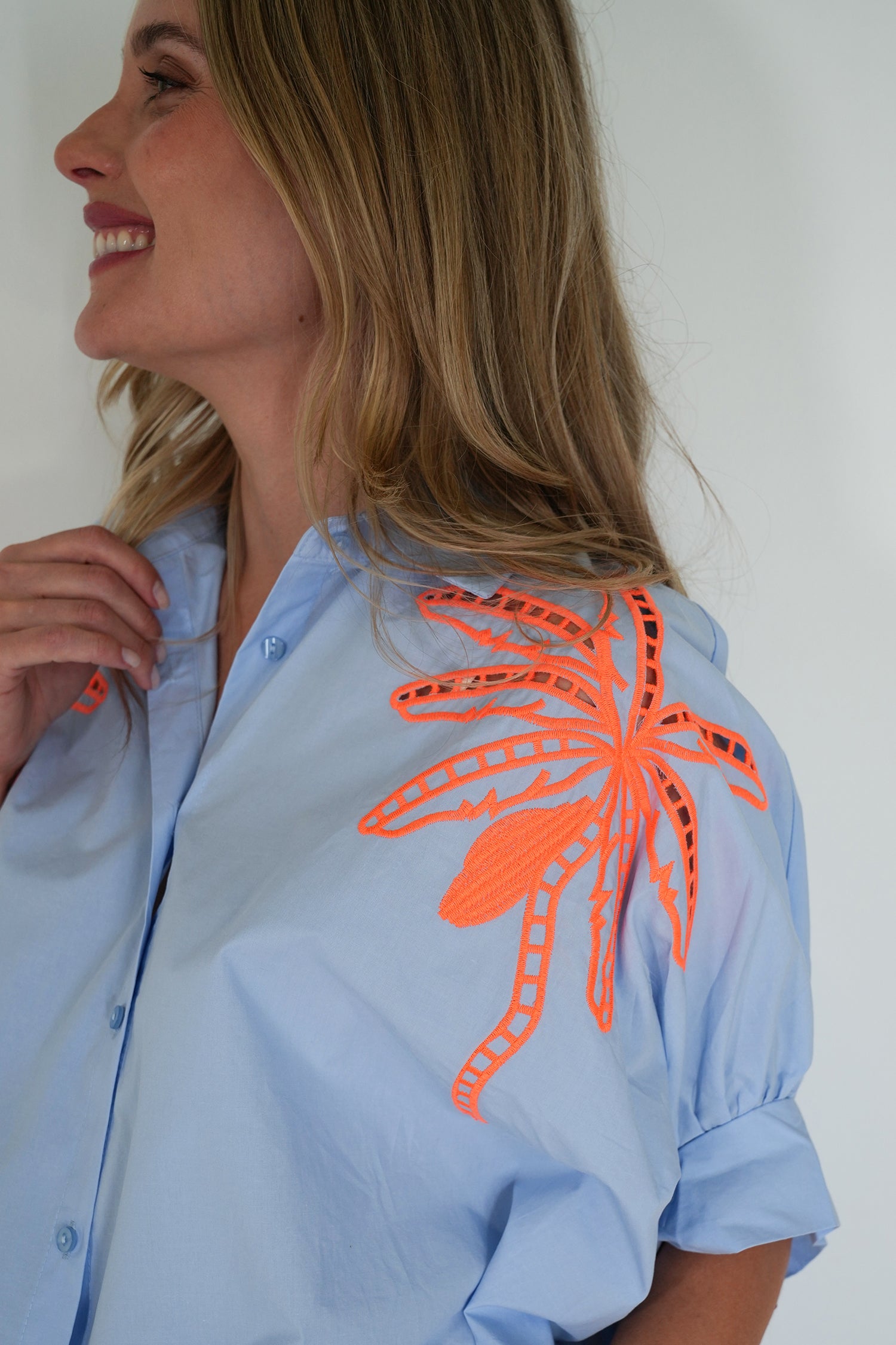 Blue Riviera Long Shirt