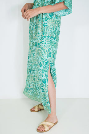 Turquoise and Teal Resort Dress