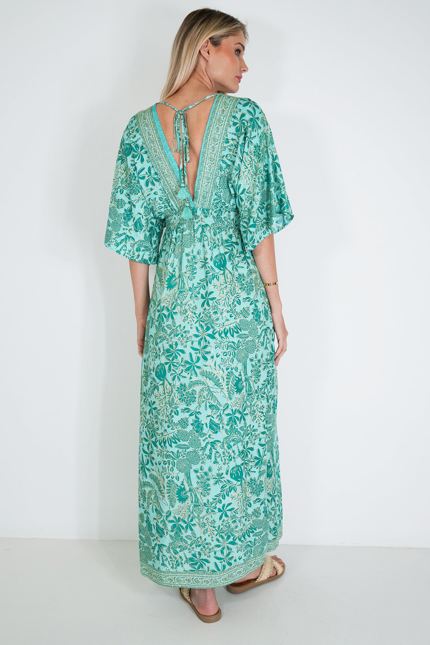 Turquoise and Teal Resort Dress