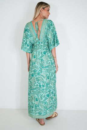 Turquoise and Teal Resort Dress