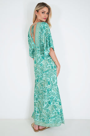 Turquoise and Teal Resort Dress