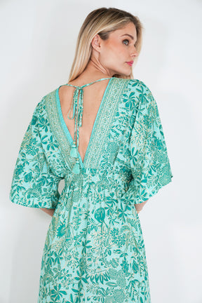 Turquoise and Teal Resort Dress