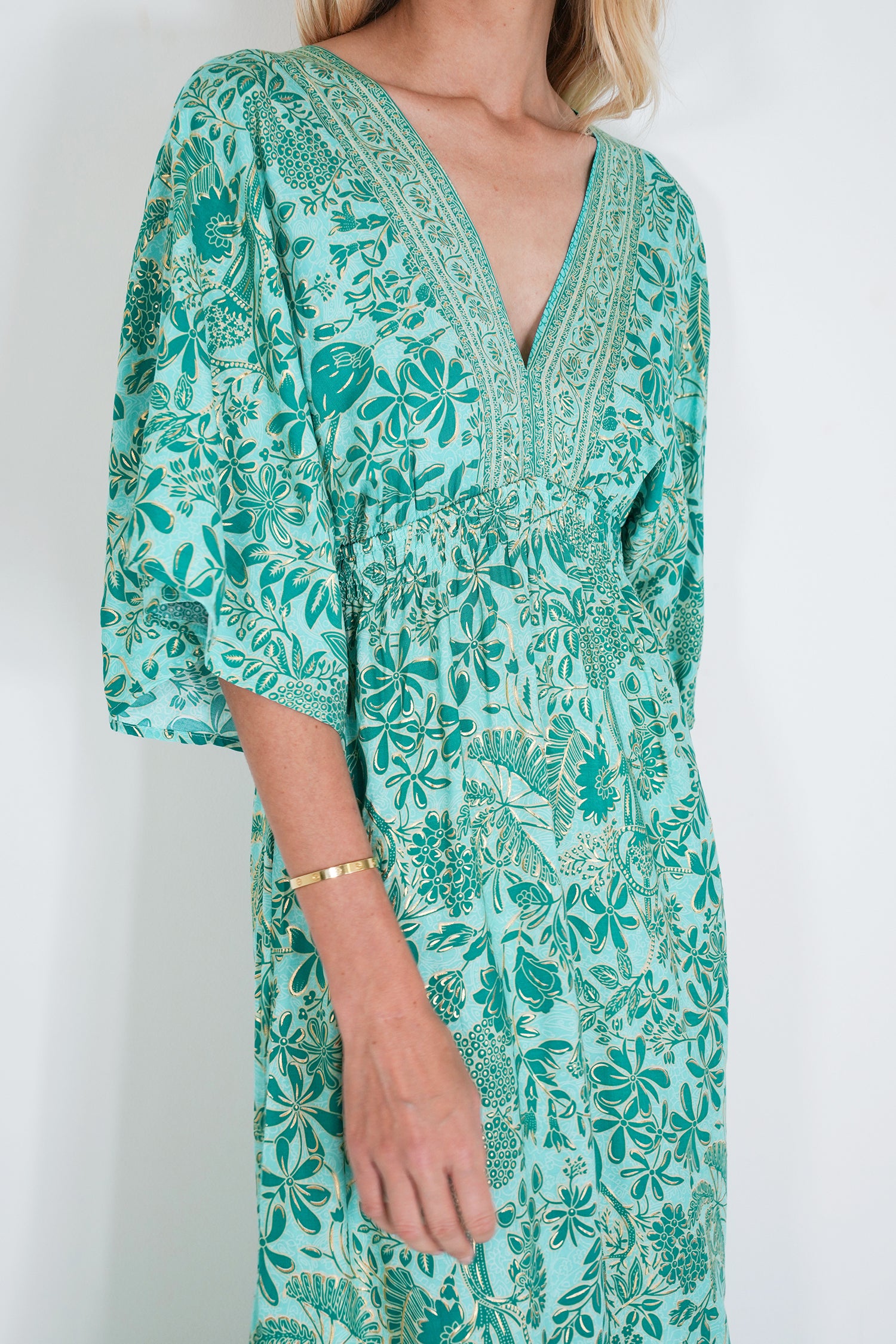 Turquoise and Teal Resort Dress