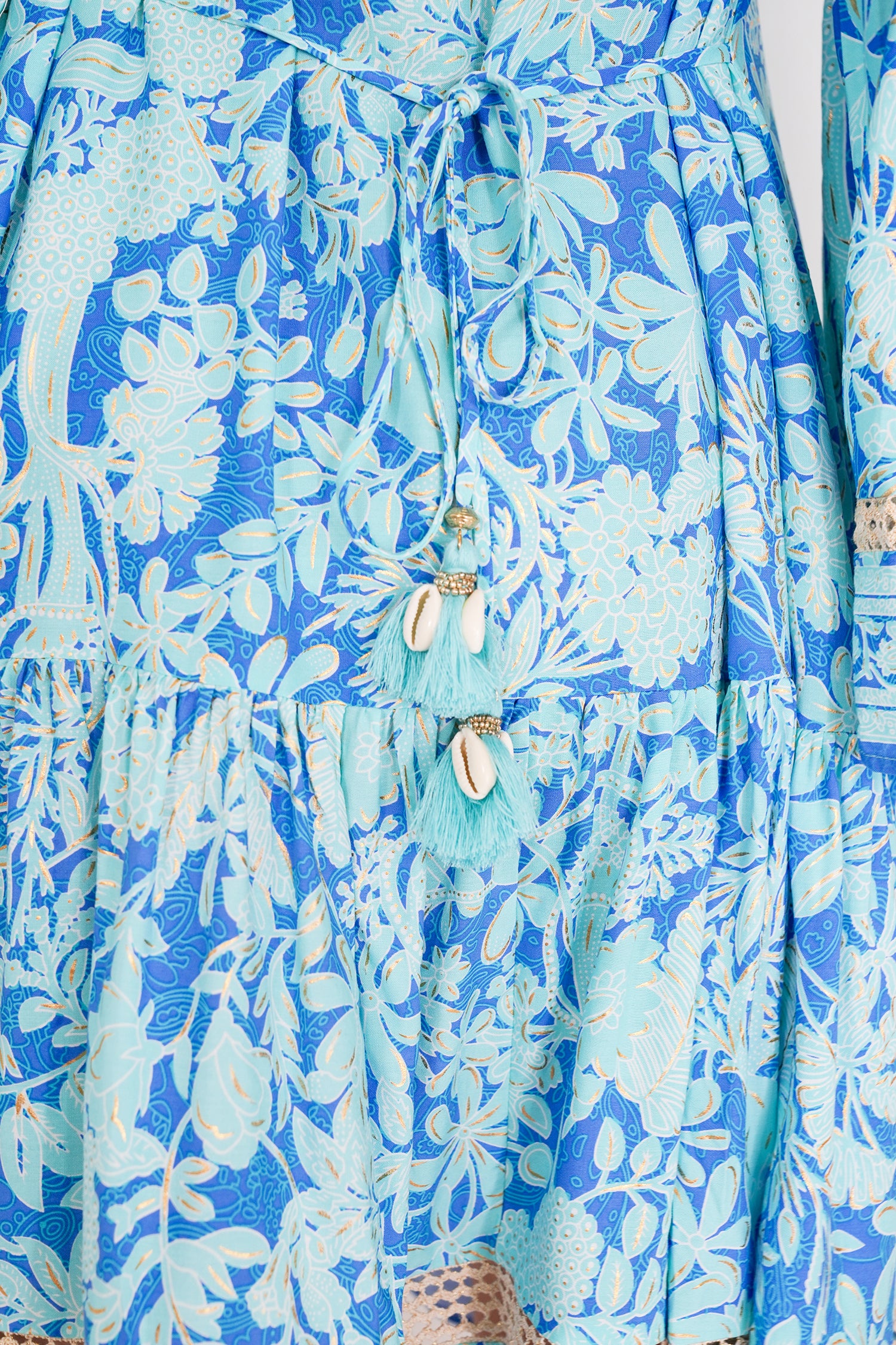 Cobalt and Turquoise Ekta Tunic