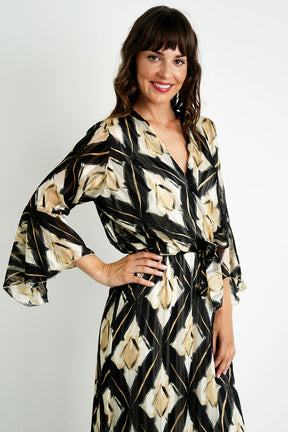 Cream Boho Dress