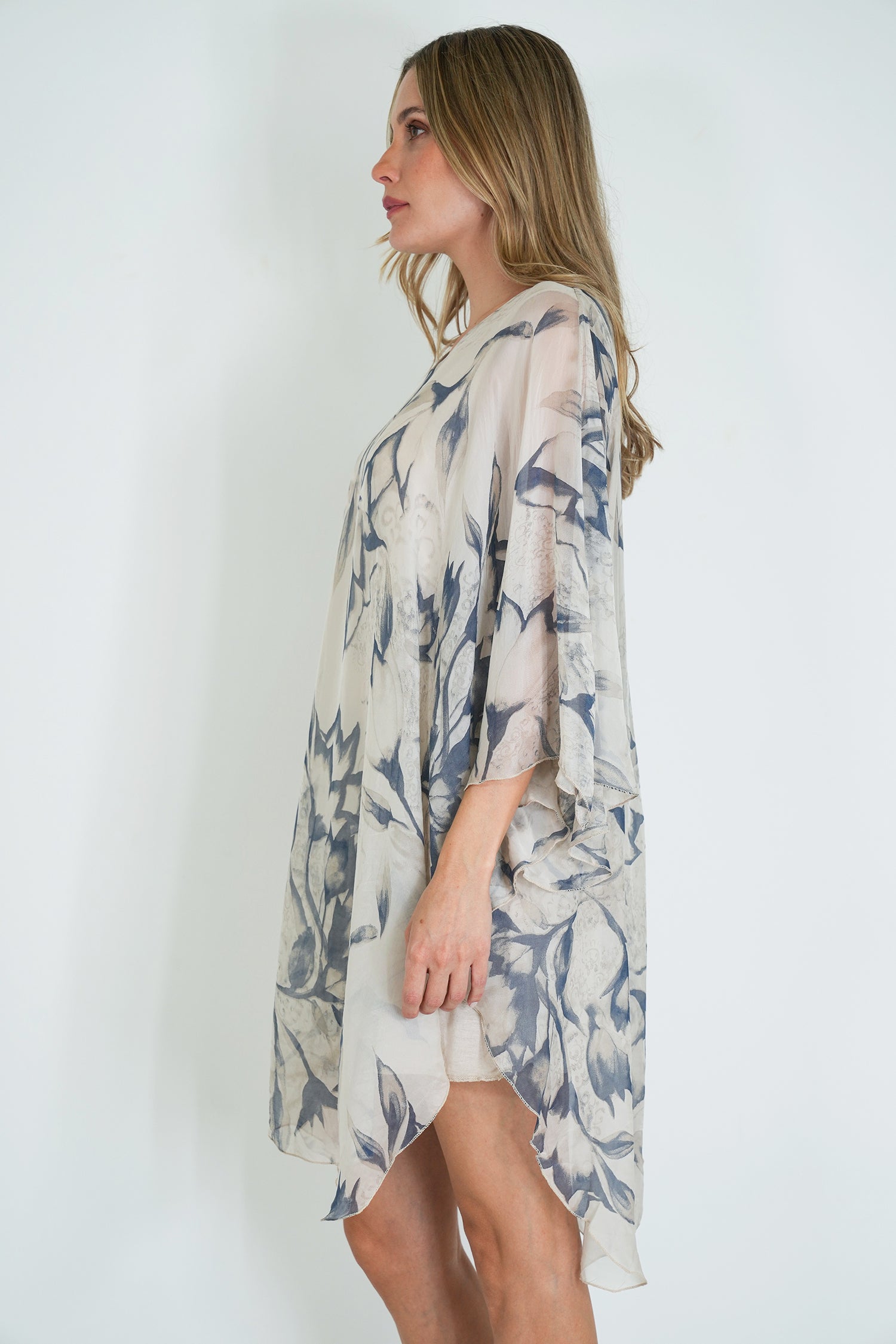 Cream Abby Silk Tunic