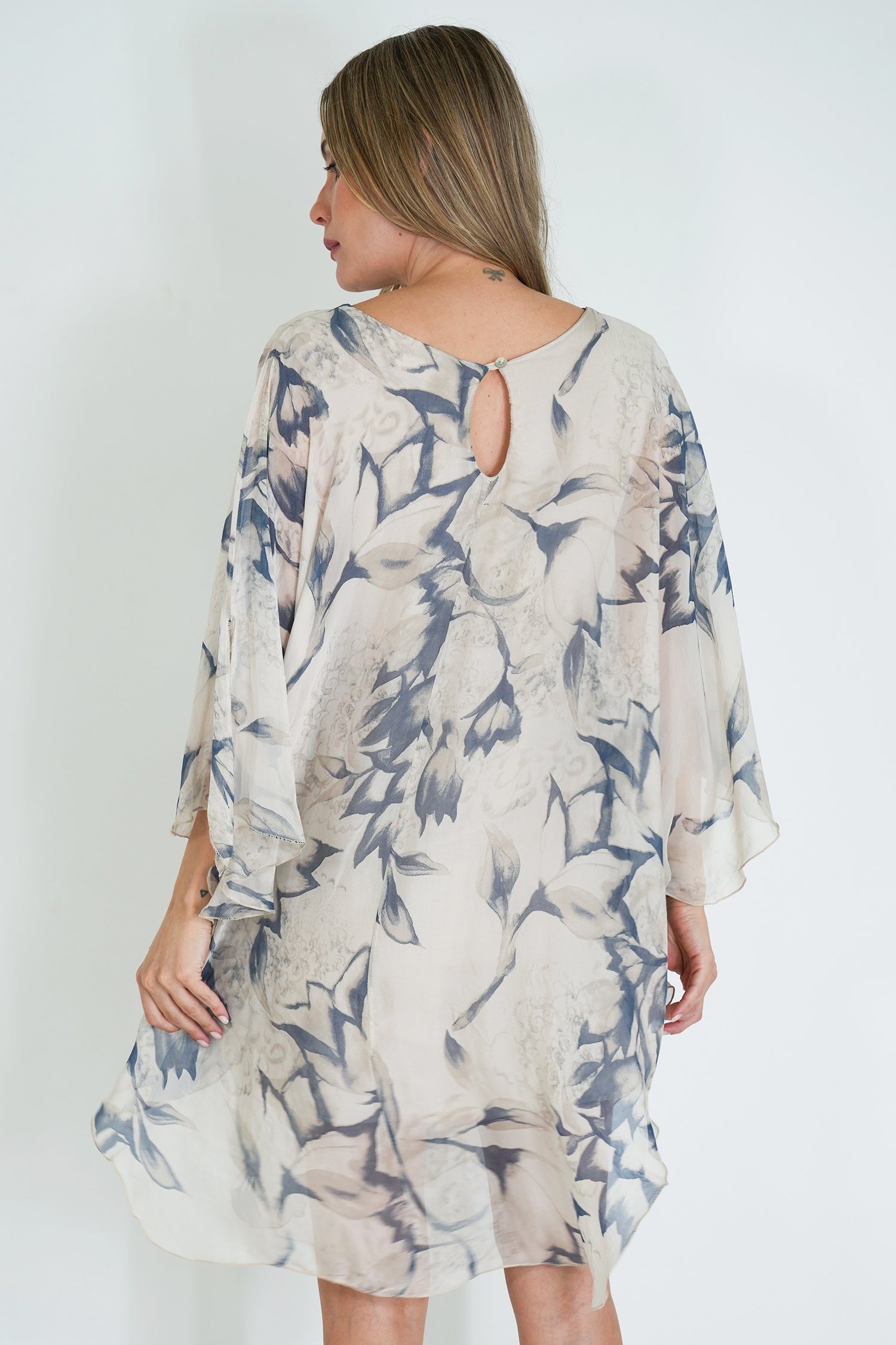 Cream Abby Silk Tunic