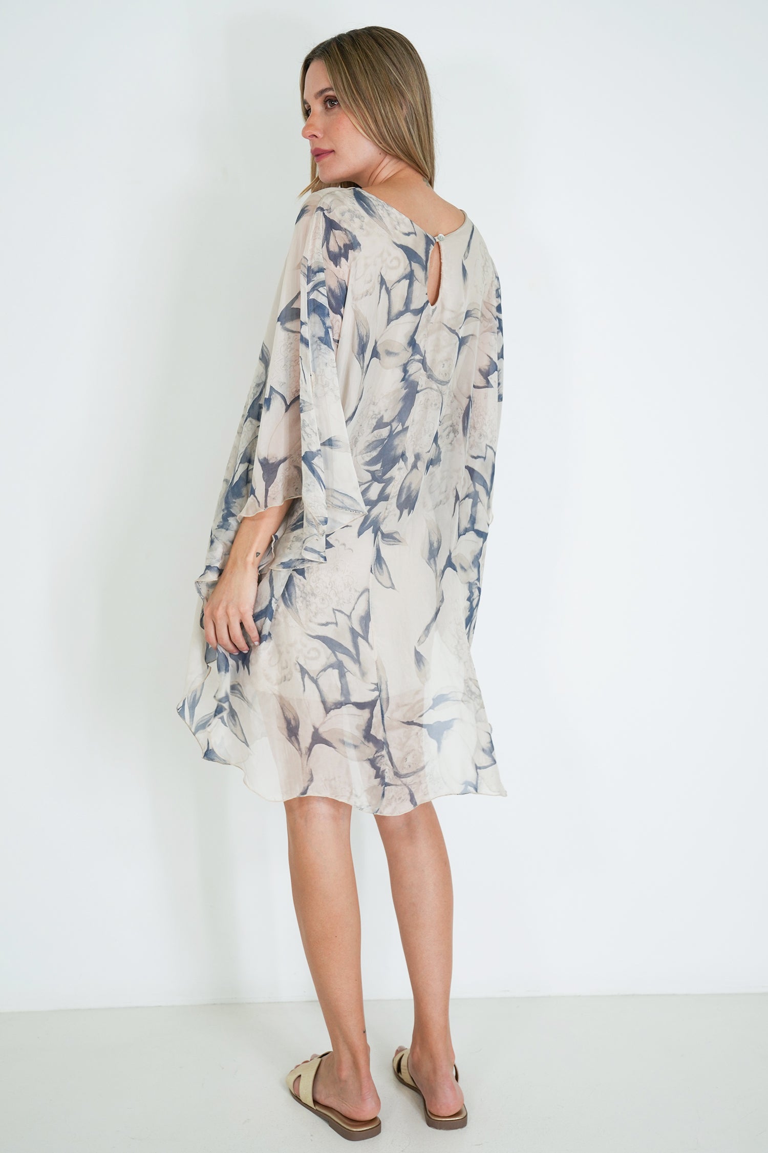 Cream Abby Silk Tunic