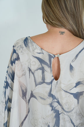 Cream Abby Silk Tunic