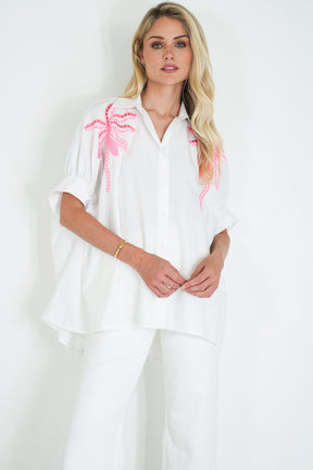 White Riviera Long Shirt