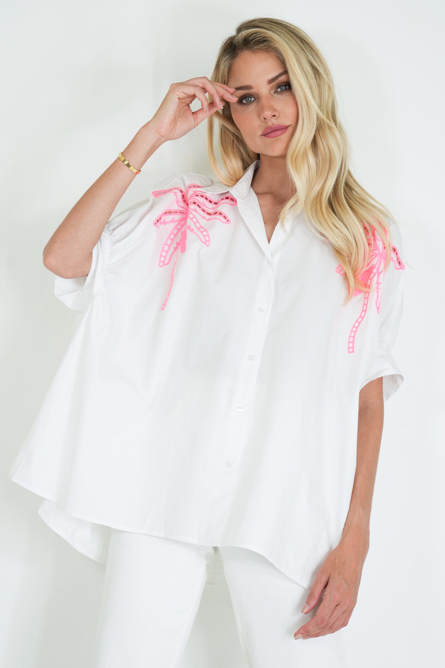 White Riviera Long Shirt