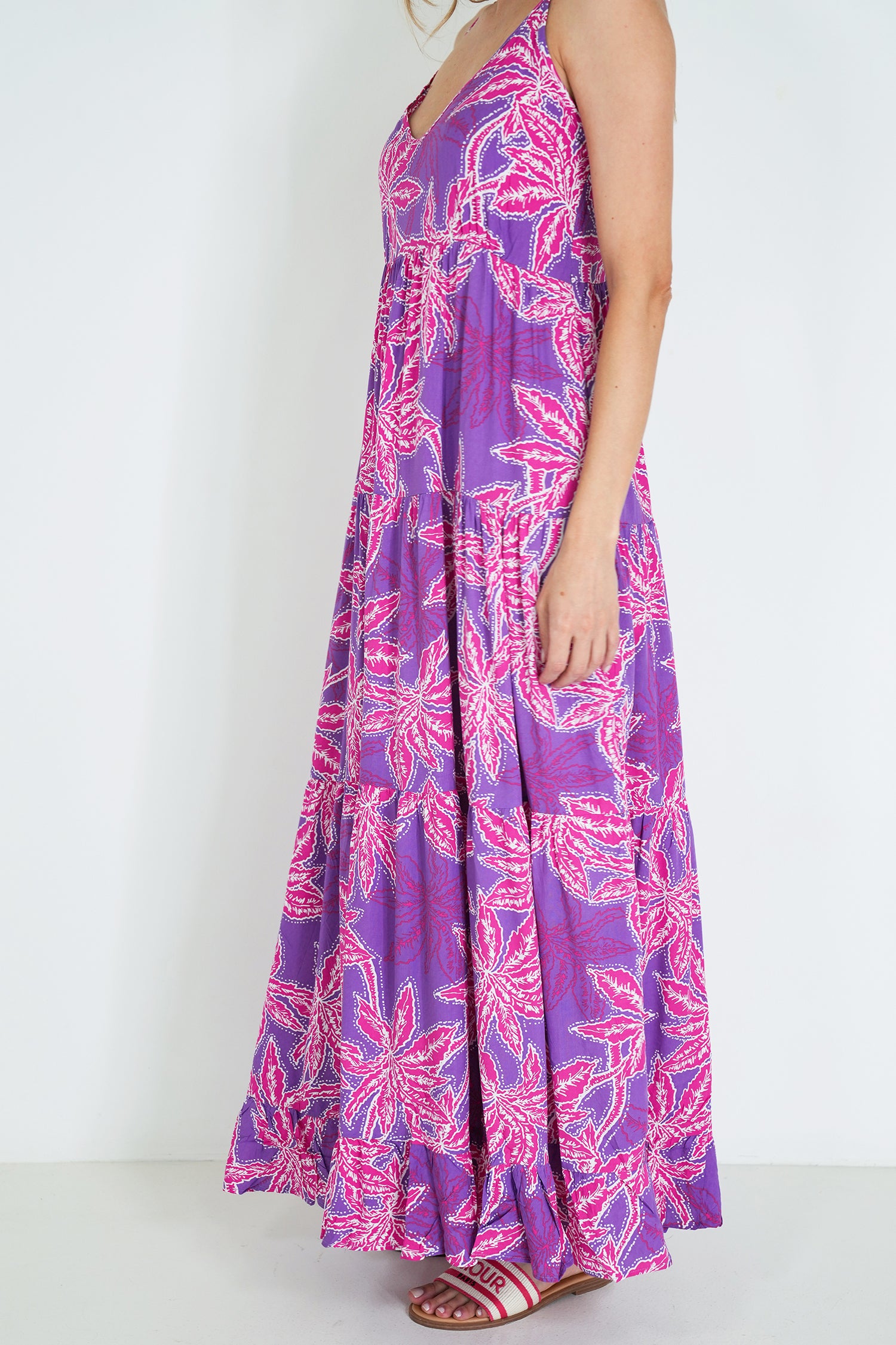 Purple and Pink Kate Strap Dress