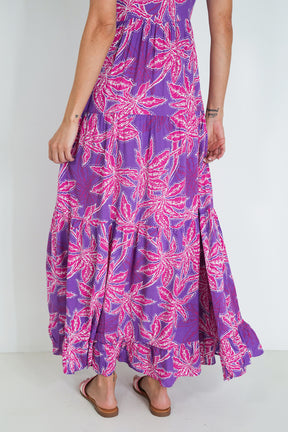 Purple and Pink Kate Strap Dress