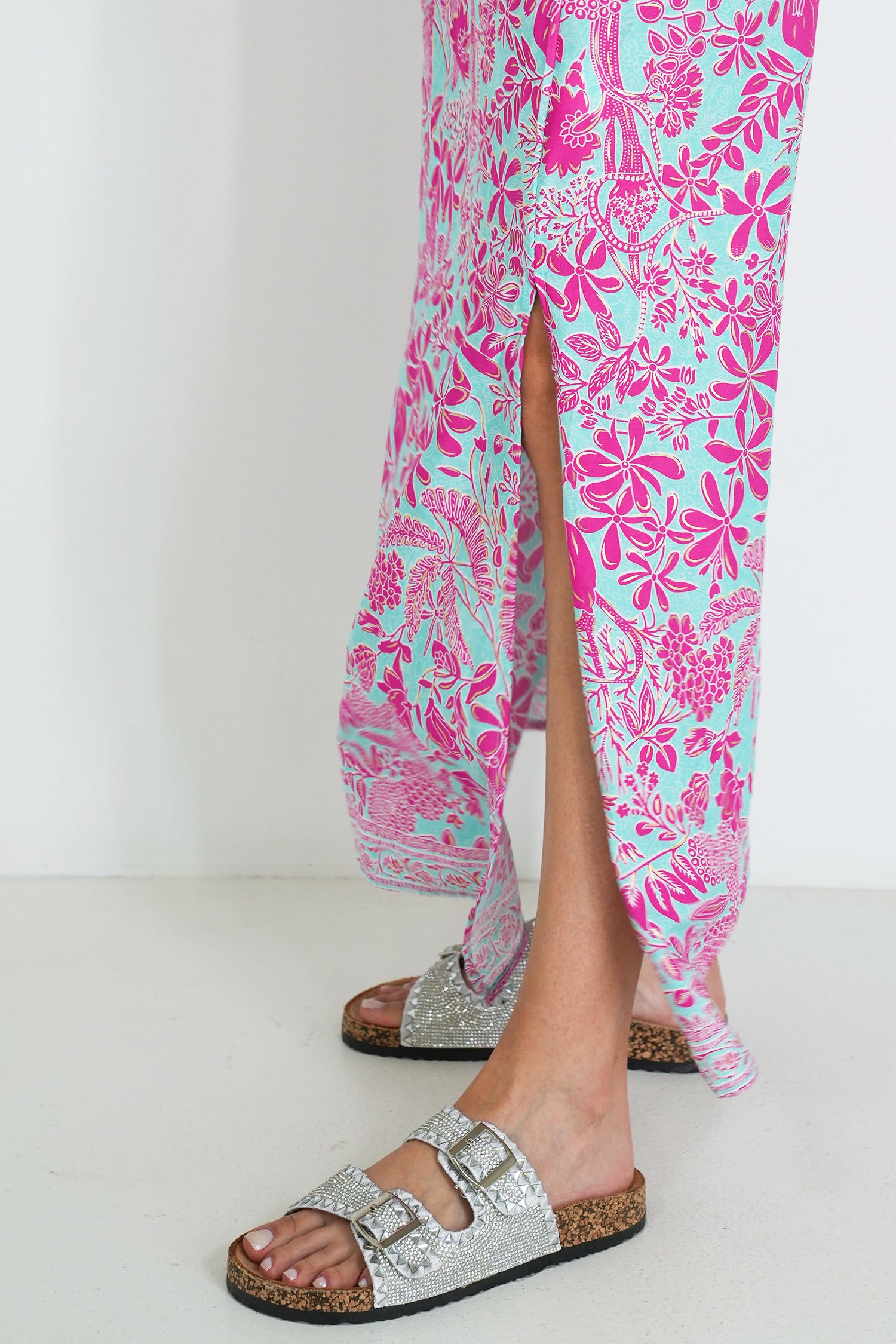 Pink and Turquoise Resort Dress