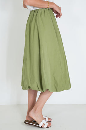 Khakhi Bubble Skirt