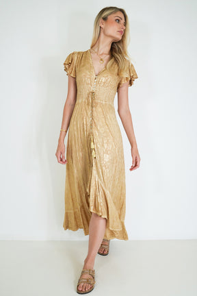 Gold Kylie Dress