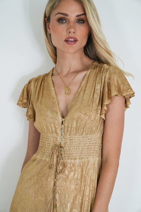 Gold Kylie Dress