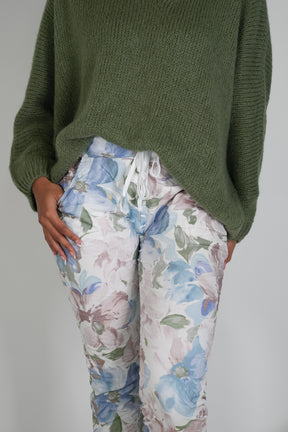 Blue and Green Cally Jogger Pant