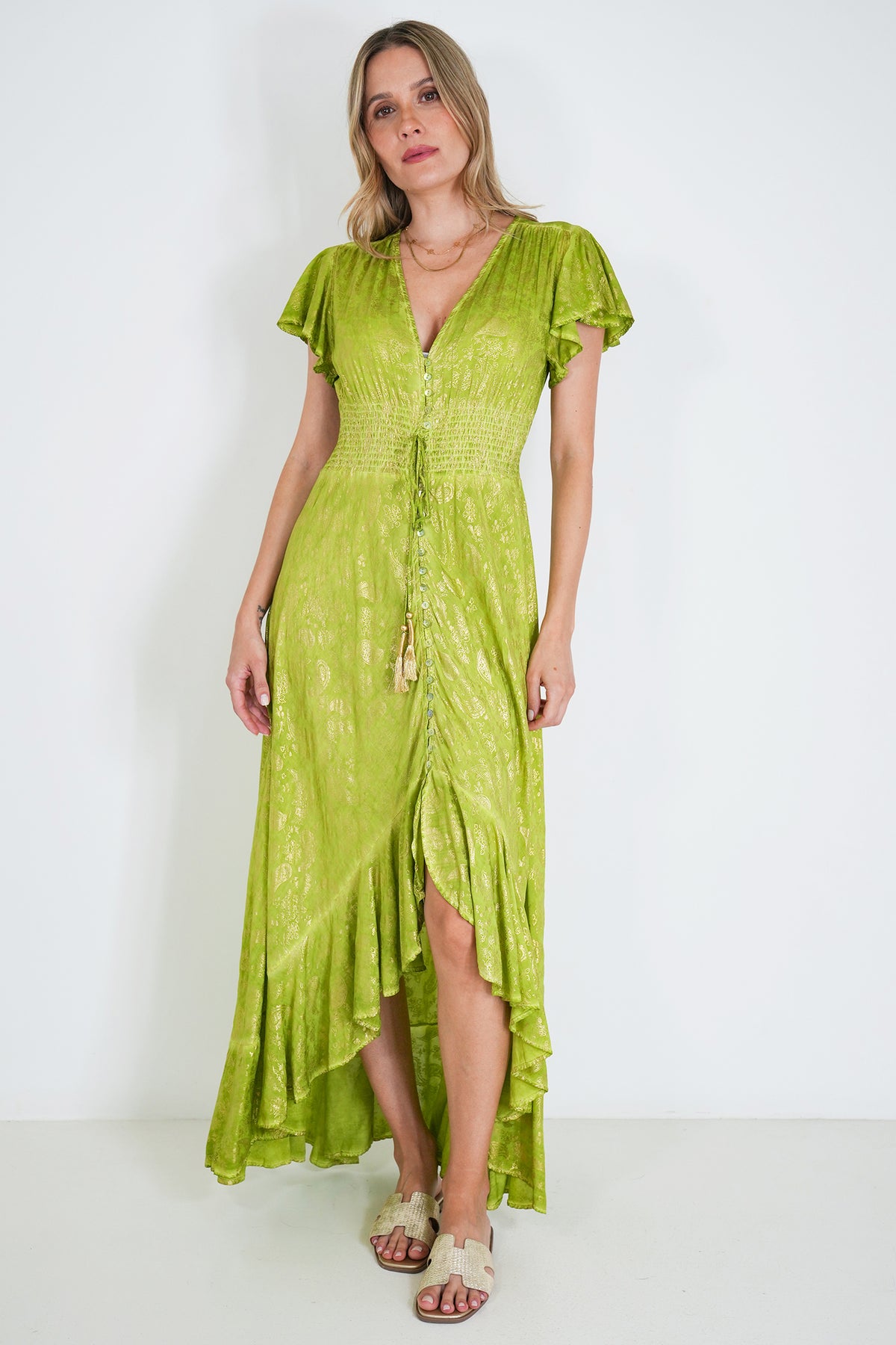 Lime Kylie Dress