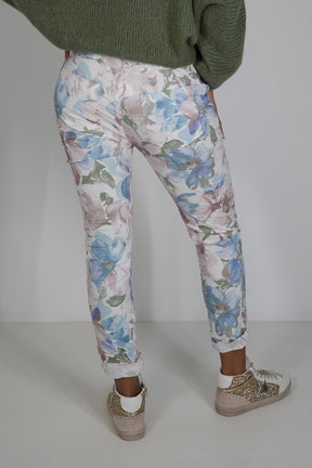 Blue and Green Cally Jogger Pant