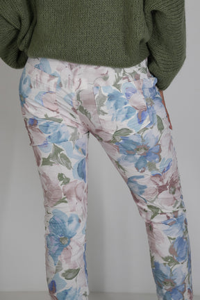 Blue and Green Cally Jogger Pant