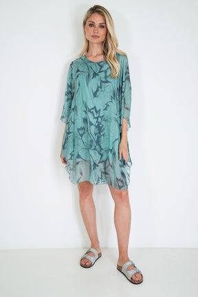 Sage Abby Silk Tunic