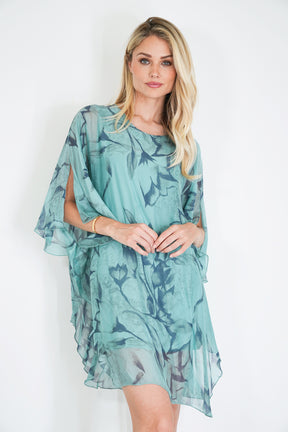 Sage Abby Silk Tunic
