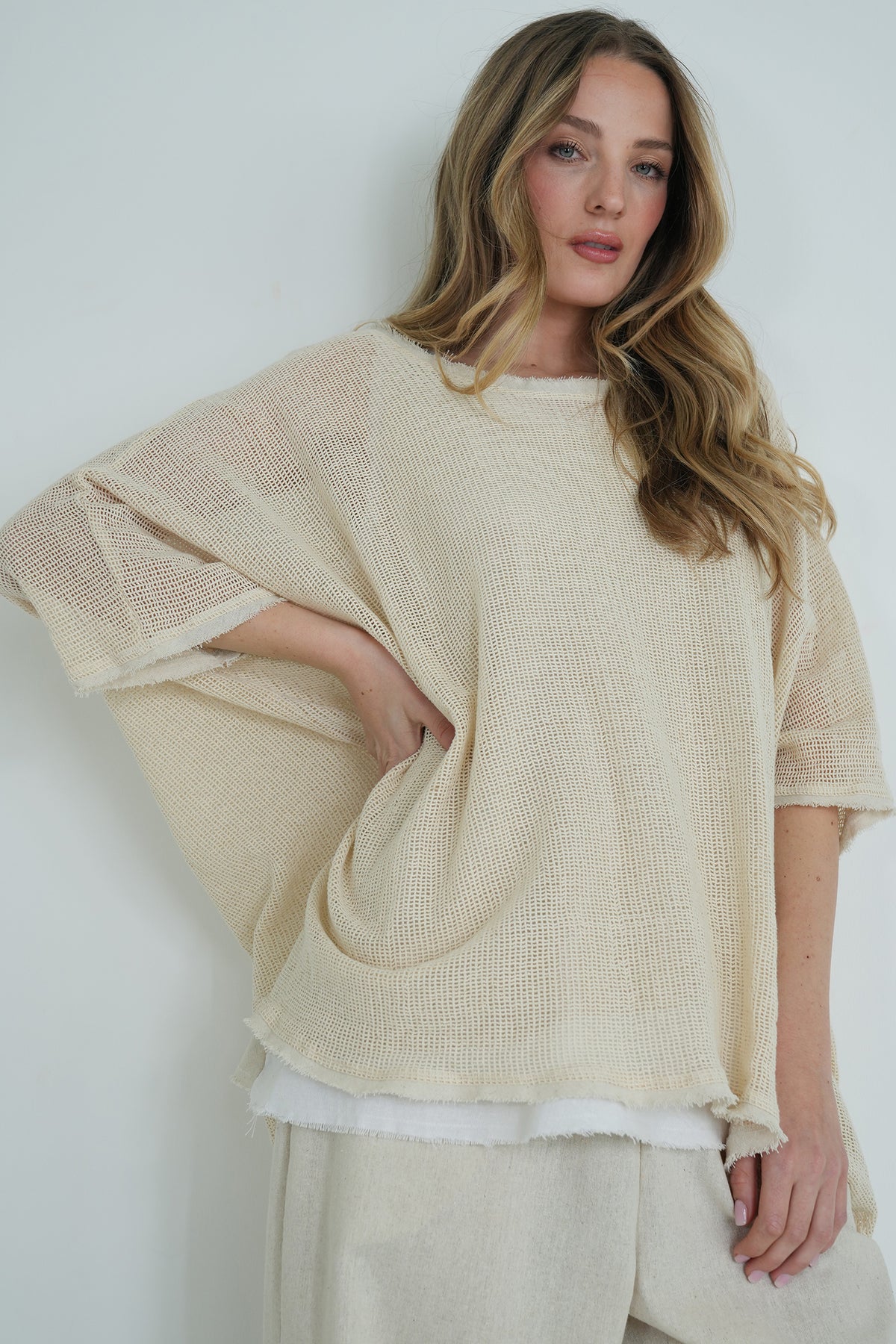 Stone Cotton Tee