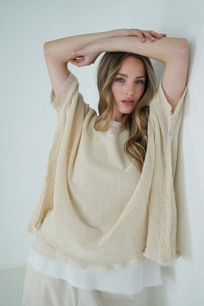 Stone Cotton Tee