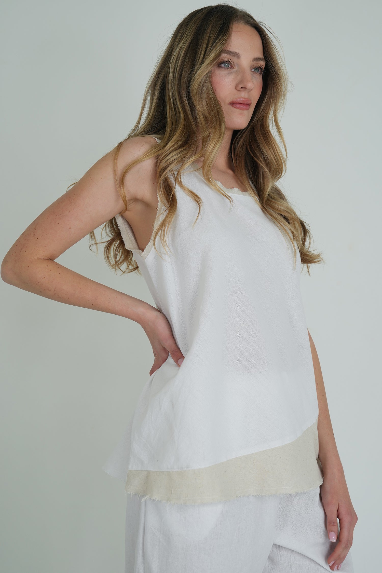 White Emily Vest
