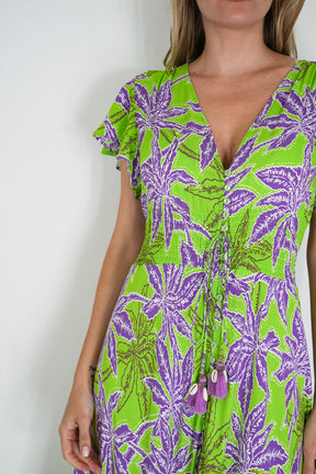 Lime and Purple Kylie Dress