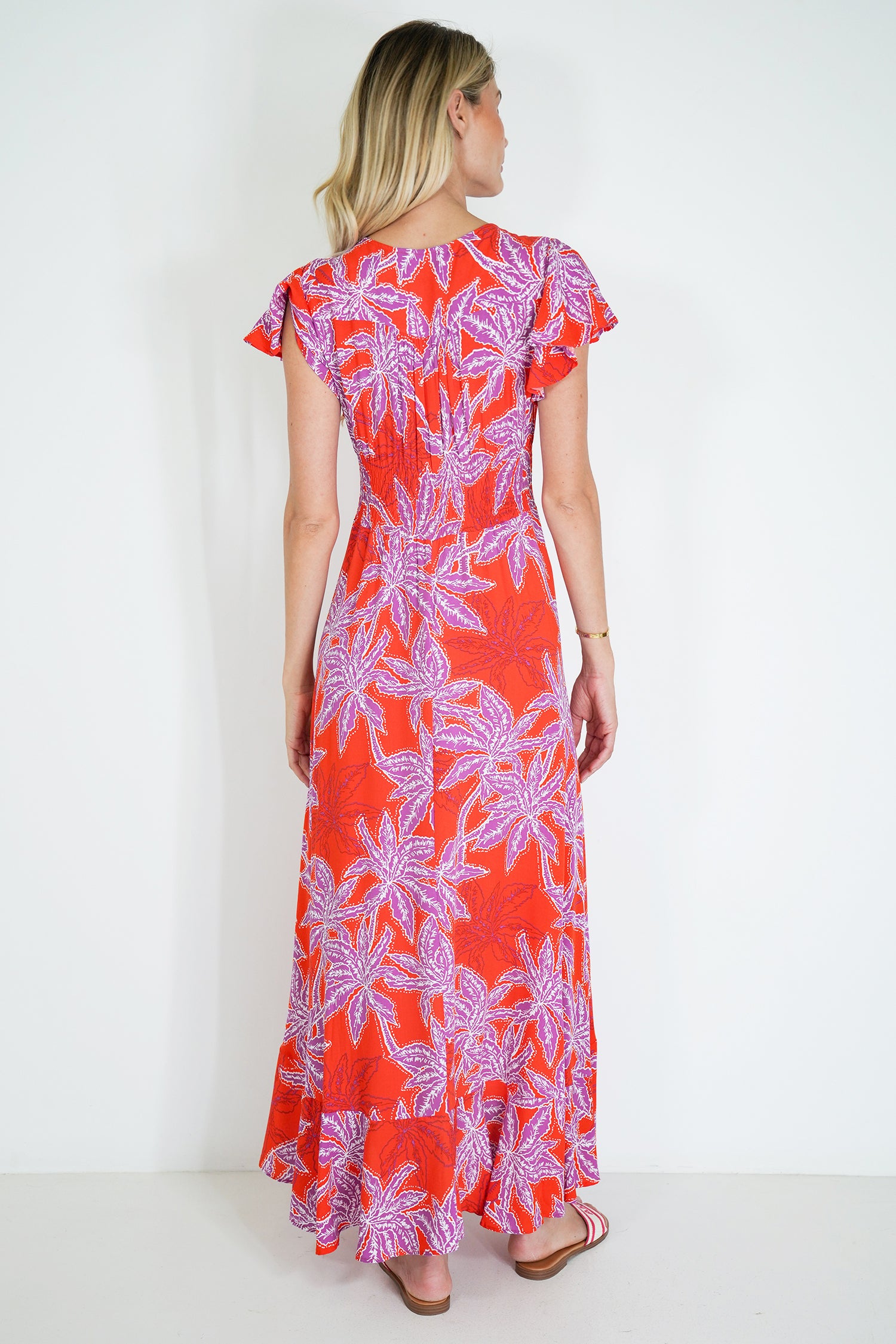 Red and Purple Kylie Dress