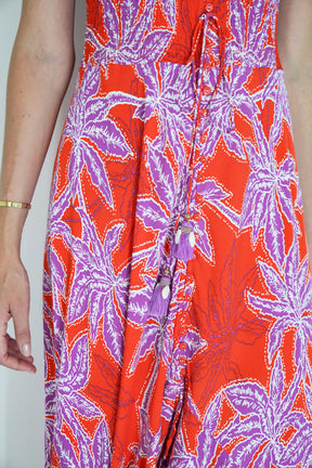 Red and Purple Kylie Dress