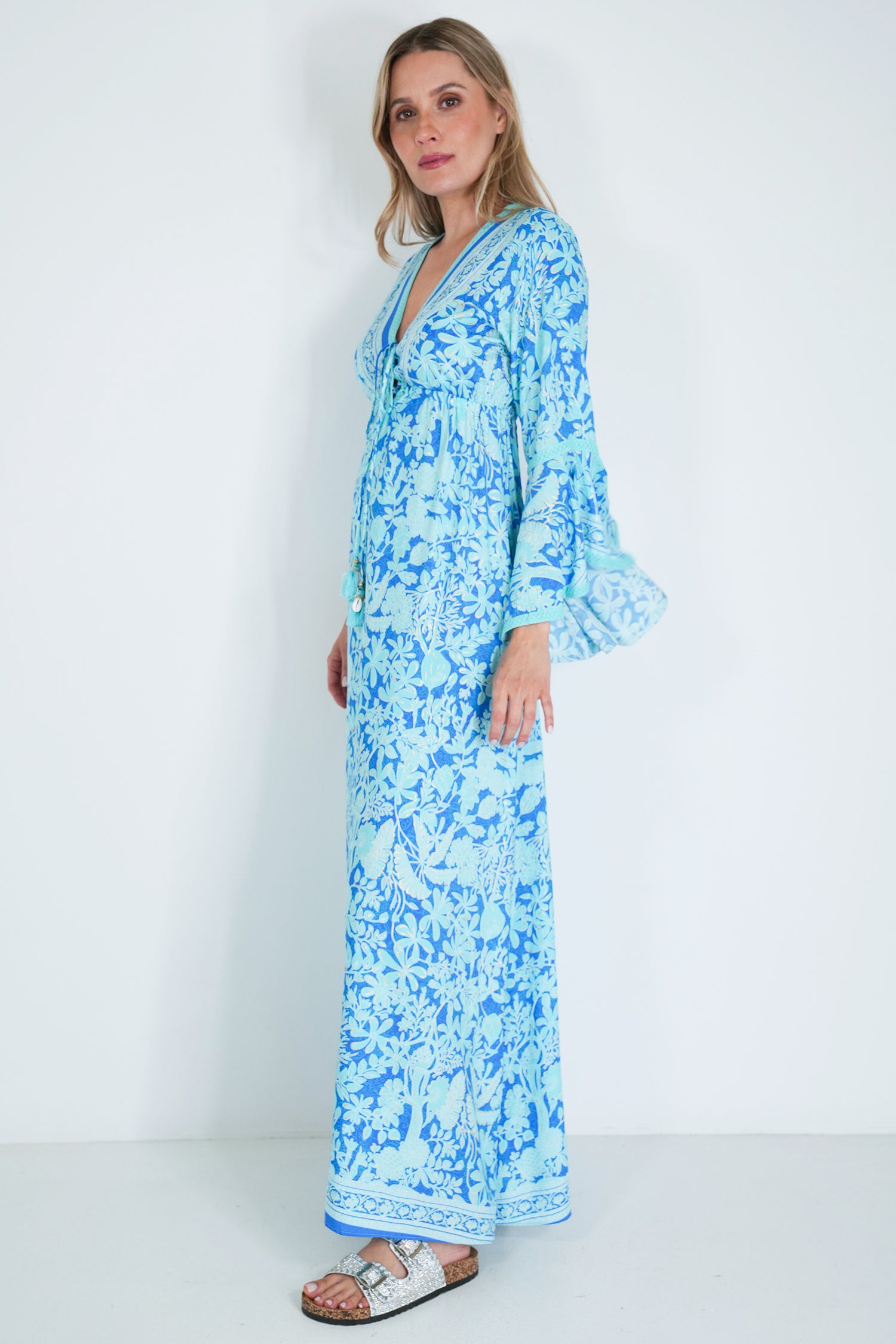 Cobalt and Turquoise Stonny Dress