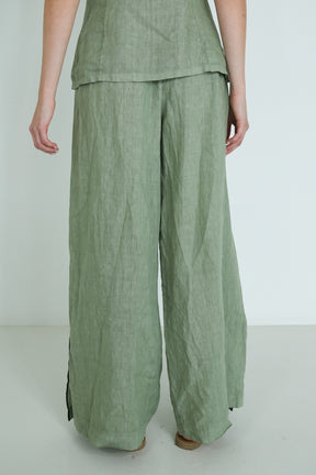Olive Stella Linen Pant